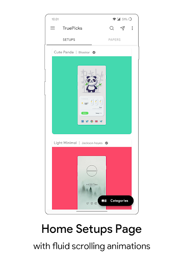 TruePick's Setups & Wallpapers - عکس برنامه موبایلی اندروید