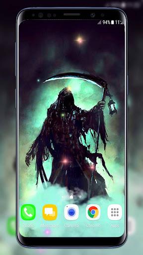 Grim Reaper Live Wallpaper - Image screenshot of android app