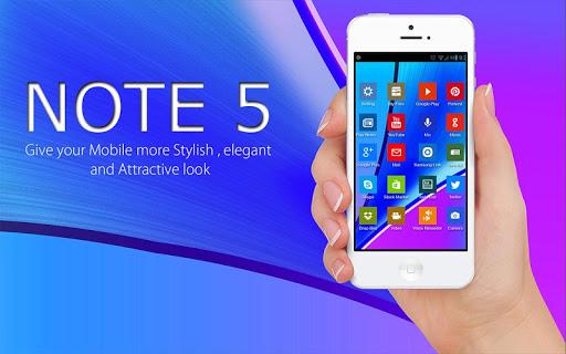 Note 5 Launcher and Theme - Image screenshot of android app