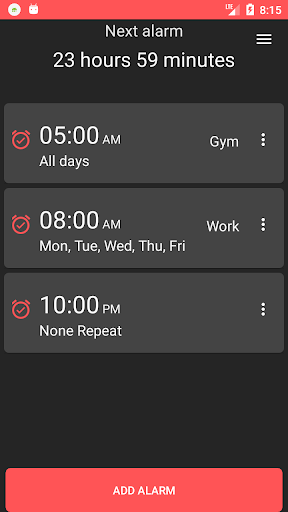 Smart Alarm Clock for Heavy Sleeper - Image screenshot of android app