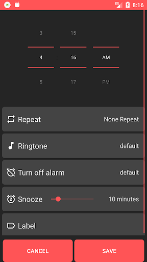 Smart Alarm Clock - Image screenshot of android app