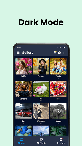 Gallery - Photo Gallery, Vault - عکس برنامه موبایلی اندروید