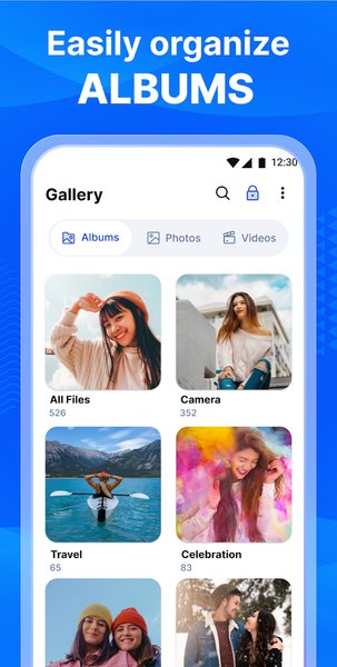 Gallery - Photo Album, Vault - Image screenshot of android app