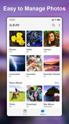 Gallery - Album & Photo Vault - عکس برنامه موبایلی اندروید