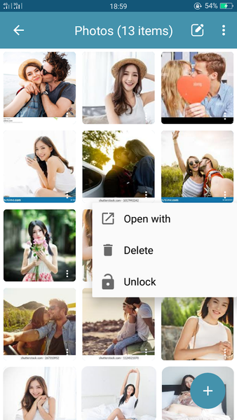 Photo lock – Photo vault - عکس برنامه موبایلی اندروید