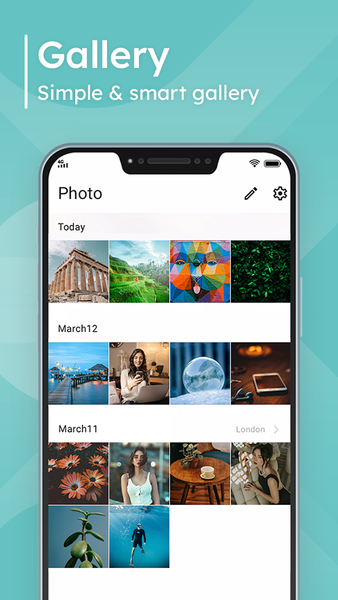 Gallery - Photo Gallery, Album - Image screenshot of android app