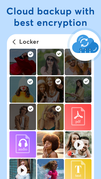 Gallery Locker-Hide App Photos - Image screenshot of android app