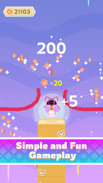Acrobatic Cat - Gameplay image of android game