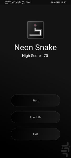 Neon Snake - عکس بازی موبایلی اندروید