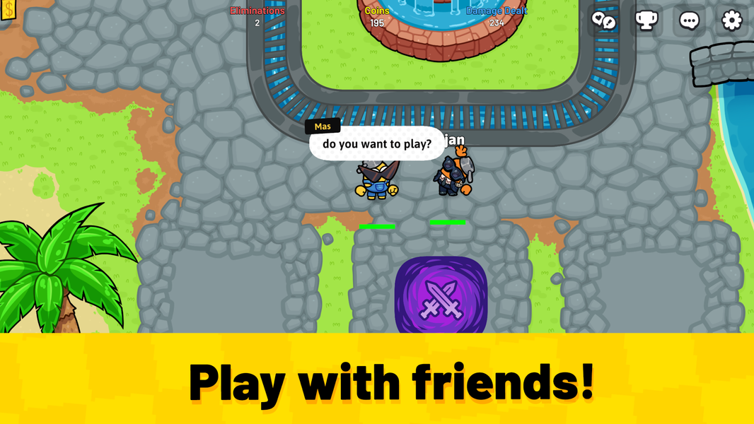 All Out - Multiplayer Fun! - Gameplay image of android game