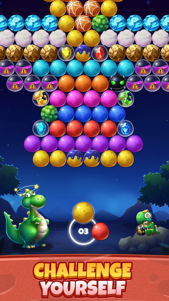 Bubble Shooter Primitive Eggs - عکس بازی موبایلی اندروید