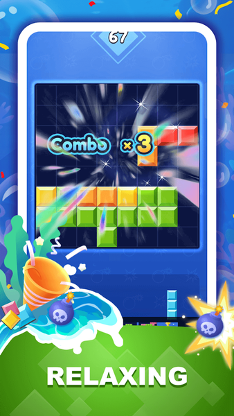 BLASTit: Block Puzzle Game - Gameplay image of android game