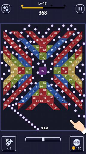 Bricks Breaker - brick game - Gameplay image of android game