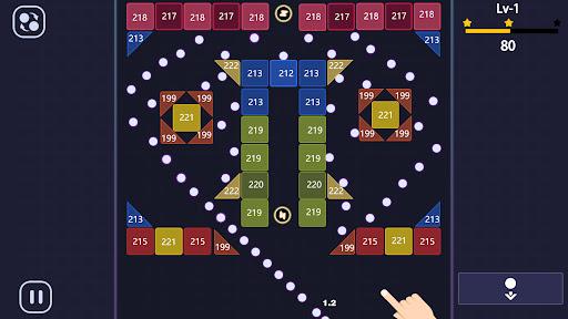 Bricks Breaker - brick game - Gameplay image of android game