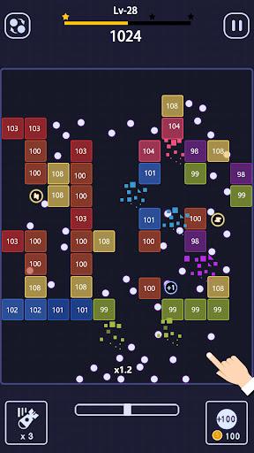 Bricks Breaker - brick game - Gameplay image of android game