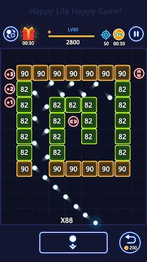 Brick Ball Fun - Crush blocks - Gameplay image of android game