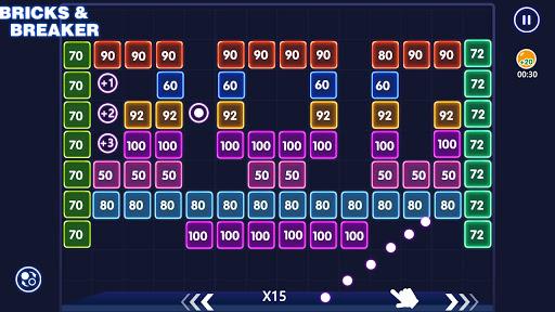 Brick Ball Fun - Crush blocks - عکس بازی موبایلی اندروید