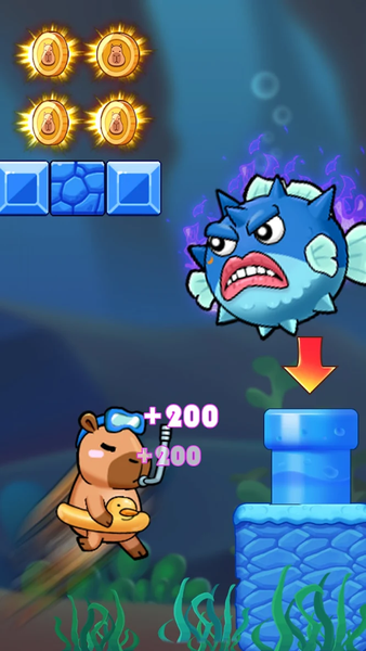 Super Capybara Adventure - عکس بازی موبایلی اندروید