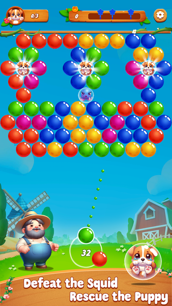 Bubble Shooter: Puppy Rescue - عکس بازی موبایلی اندروید