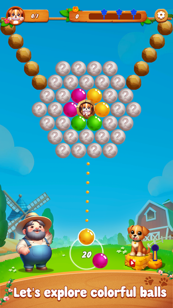 Bubble Shooter: Puppy Rescue - عکس بازی موبایلی اندروید
