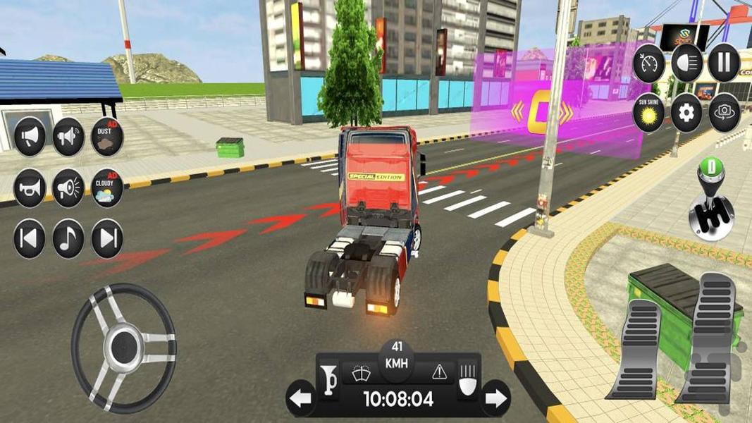 بازی کامیون سنگین - Gameplay image of android game