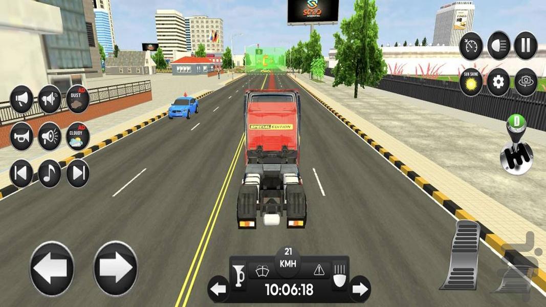 بازی کامیون سنگین - Gameplay image of android game
