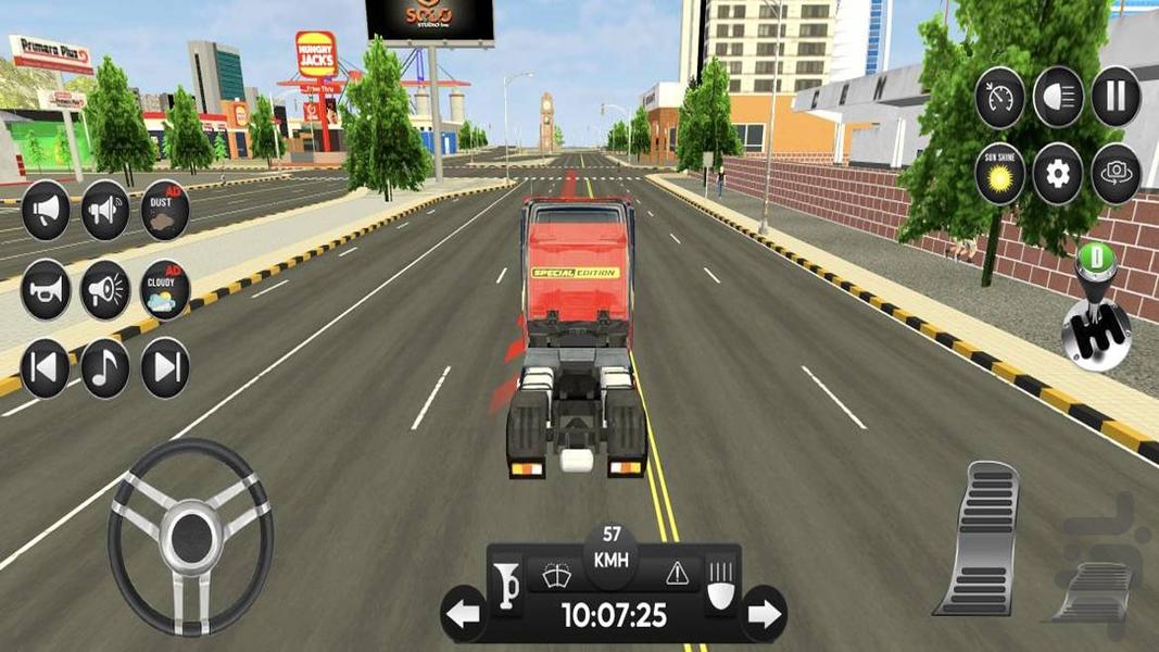 بازی کامیون سنگین - Gameplay image of android game