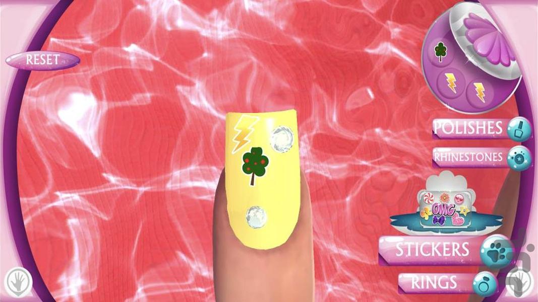بازی دخترانه ناخن - Gameplay image of android game