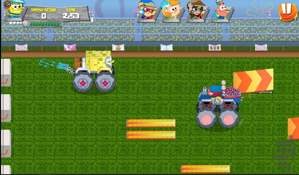 بازی جنگ ماشین ها باب اسفنجی - Gameplay image of android game