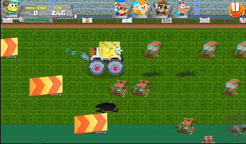 بازی جنگ ماشین ها باب اسفنجی - Gameplay image of android game