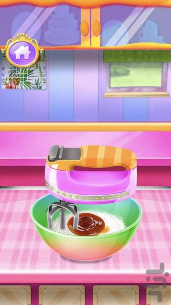 بازی دخترانه اشپزی کیک - Gameplay image of android game