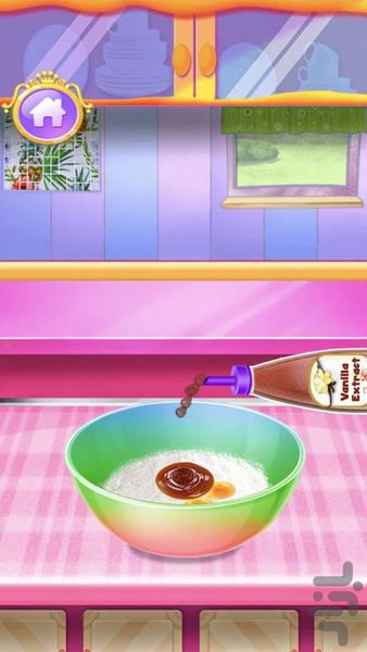 بازی دخترانه اشپزی کیک - Gameplay image of android game