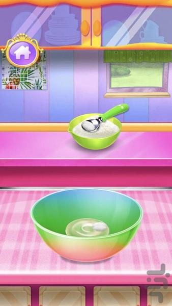 بازی دخترانه اشپزی کیک - Gameplay image of android game