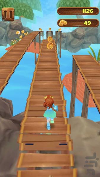 بازی دختر فراری - Gameplay image of android game