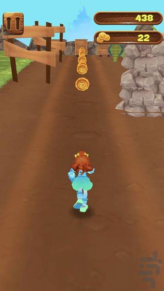 بازی دختر فراری - Gameplay image of android game