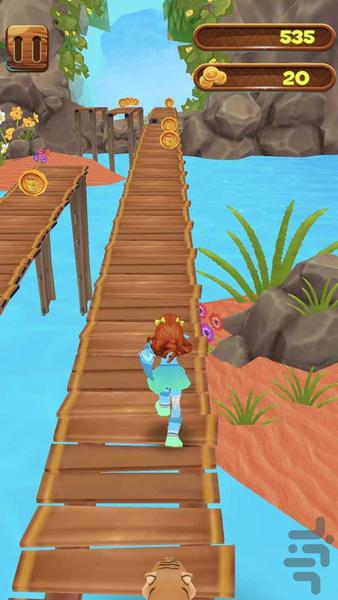 بازی دختر فراری - Gameplay image of android game