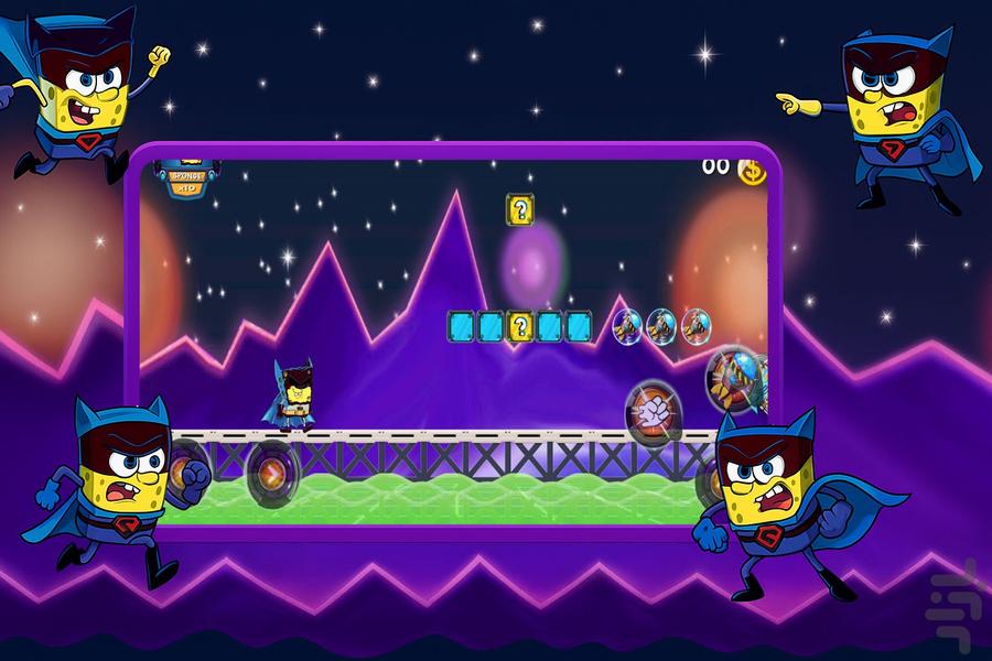 بازی باب اسفنجی - Gameplay image of android game