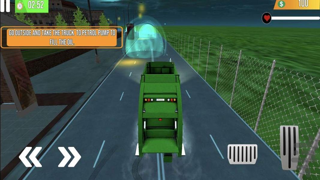 بازی ماشین زباله - Gameplay image of android game