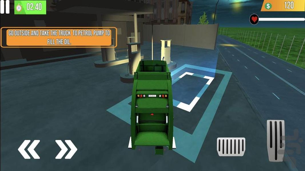 بازی ماشین زباله - Gameplay image of android game