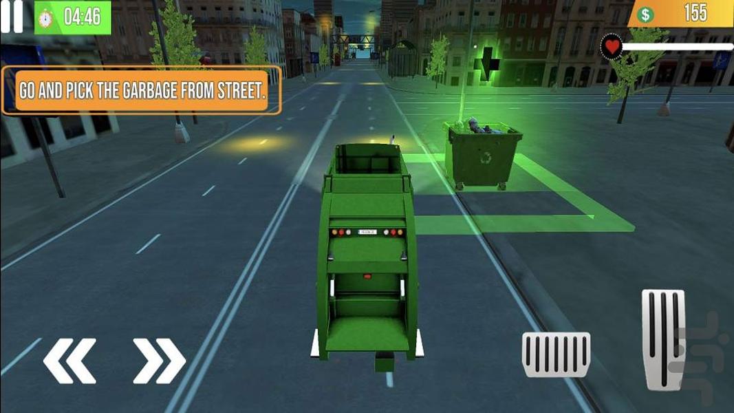 بازی ماشین زباله - Gameplay image of android game