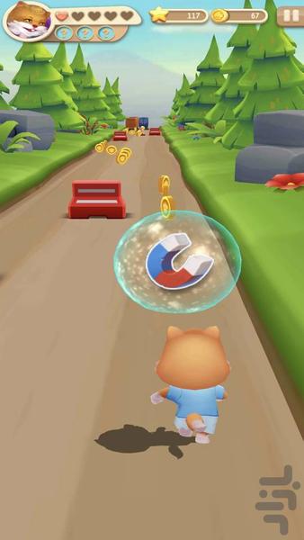 بازی گربه دونده - Gameplay image of android game