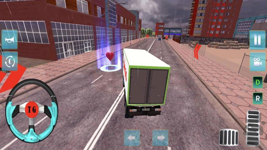 بازی کامیون - Gameplay image of android game