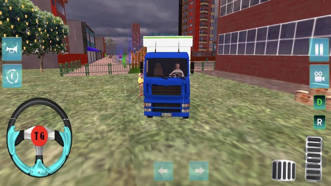 بازی کامیون - Gameplay image of android game