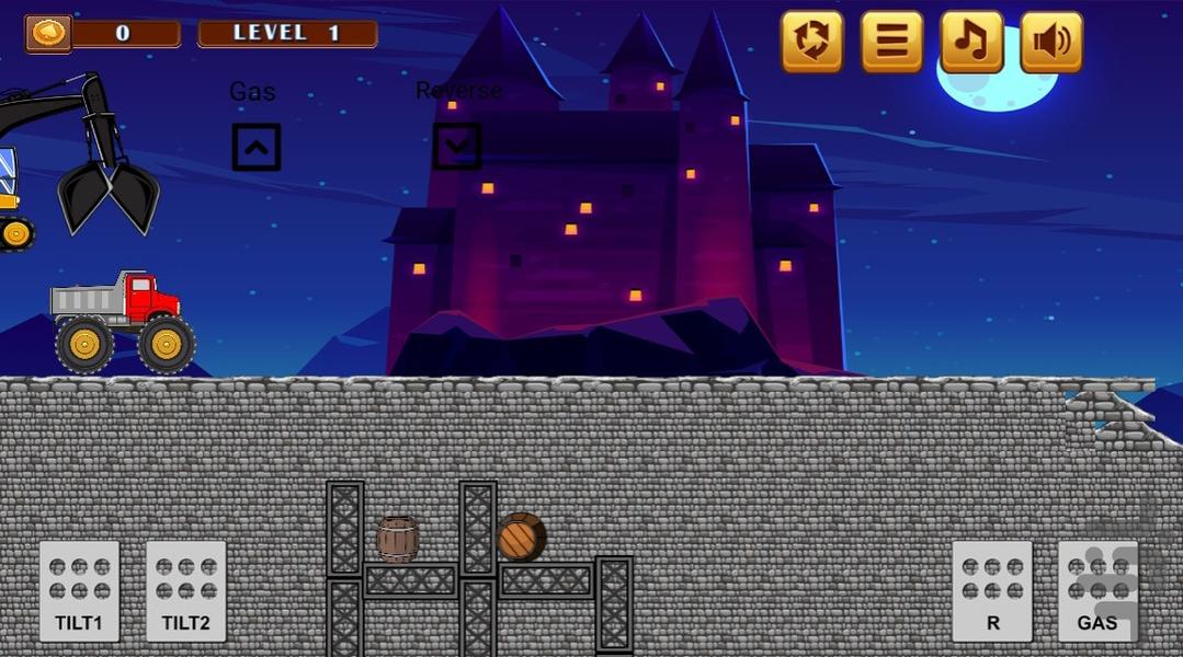 بازی کامیون - Gameplay image of android game
