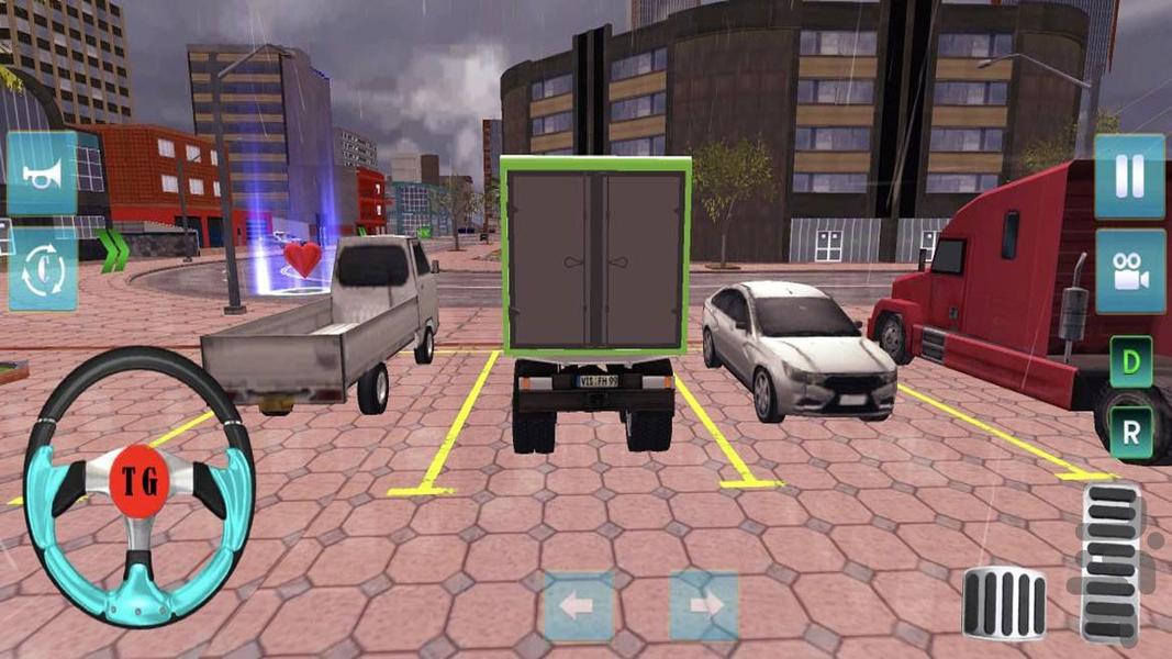 بازی کامیون - Gameplay image of android game