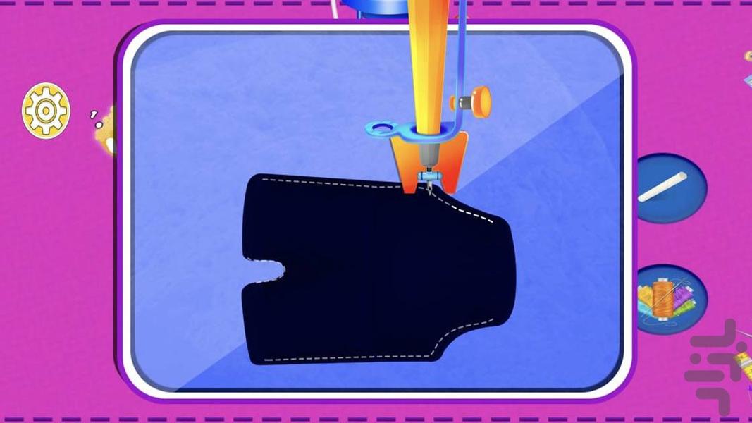 بازی دخترانه خیاطی - Gameplay image of android game