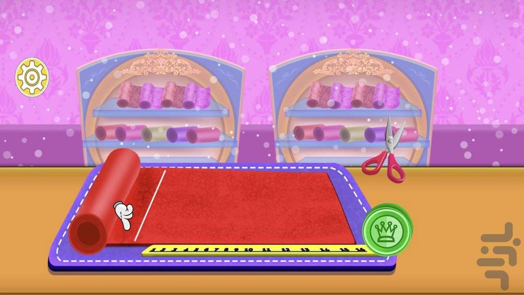 بازی دخترانه خیاطی - Gameplay image of android game
