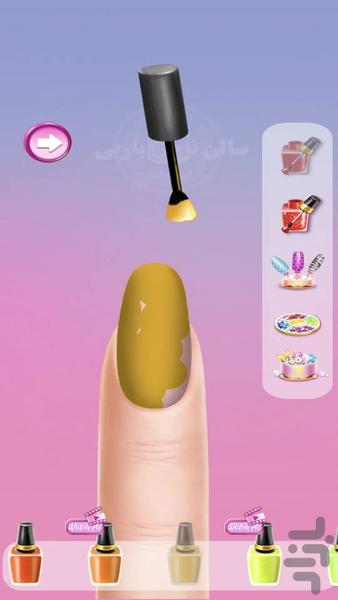 بازی دخترانه سالن ناخن - عکس بازی موبایلی اندروید
