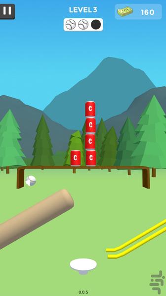 بازی شلیک به بطری ها - Gameplay image of android game