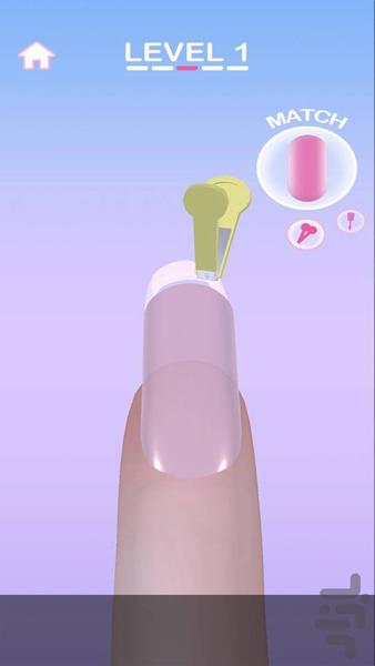 بازی دخترانه سالن ناخن - Gameplay image of android game